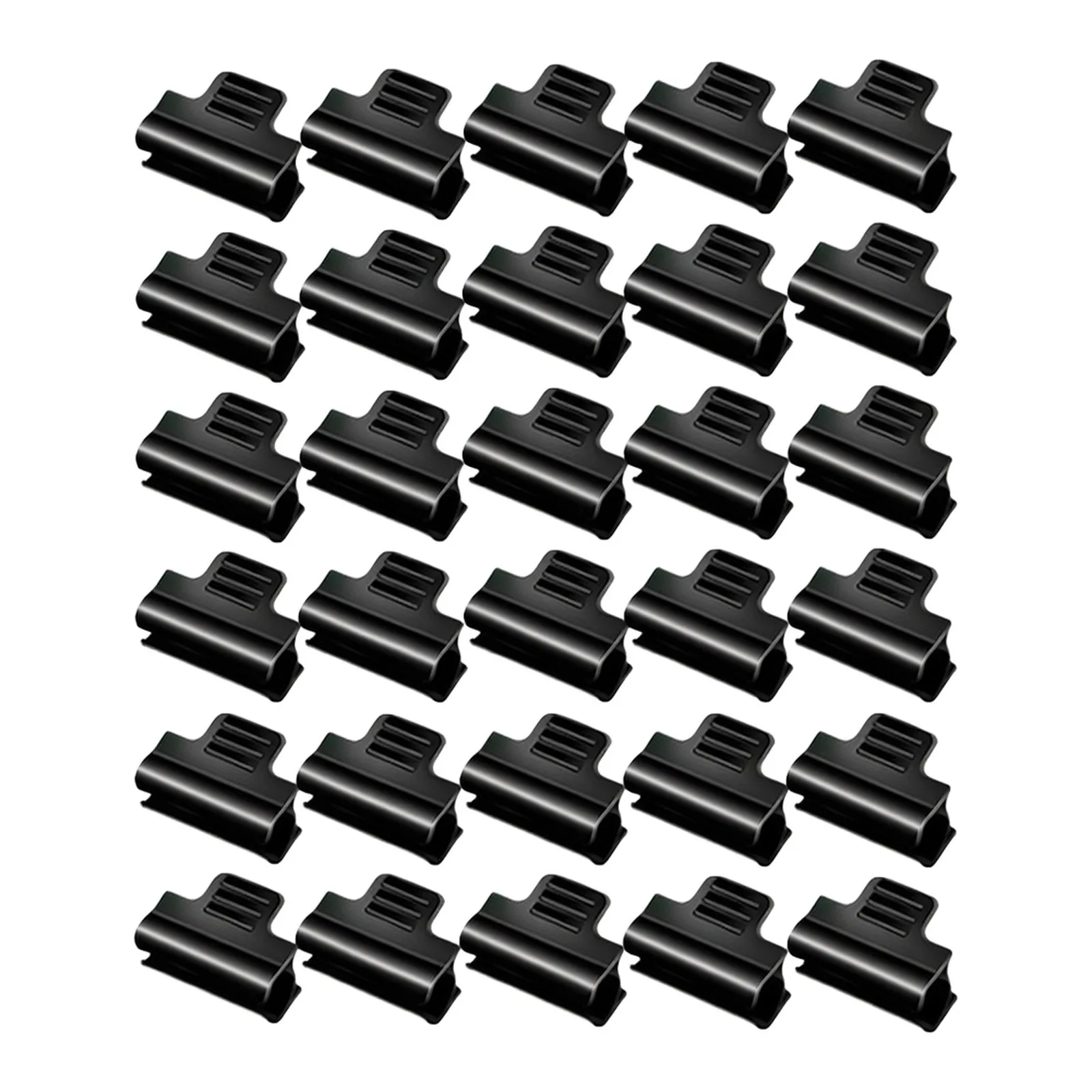 30pcs Pipe Clamps for Greenhouse Hoop Assembly Raised Bed Framework Row Cover Attachment PVC Garden Support Clips
