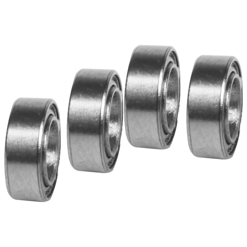 200Pcs 13Size Miniature Metal Shielded Sealed Groove Model Ball Bearing Size: MR74-ZZ 4 X 7 X 2.5Mm