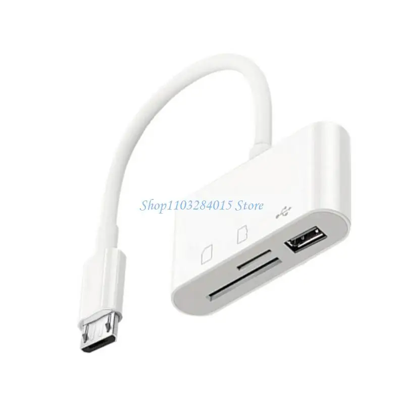 R6FF USB C a Adapter Reader per schede memoria per trasferimento rapido File Accesso a file accesso per periferiche USB