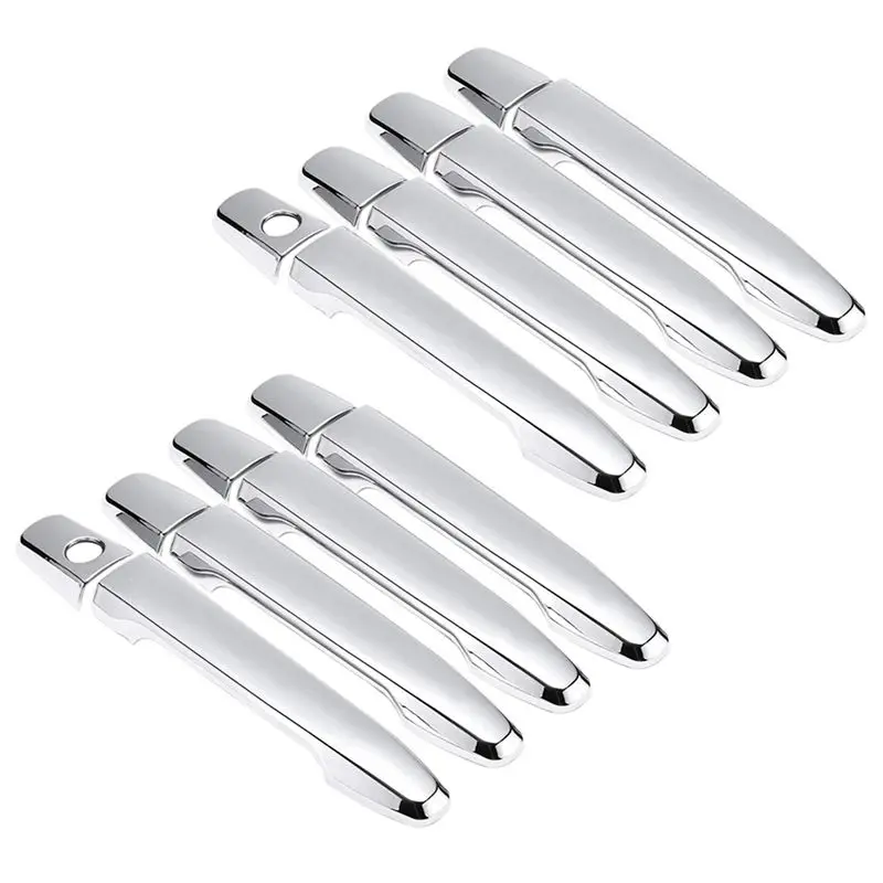 Well ABS Chrome Side Door Handle Cover Trim 16Pcs For Outlander Lancer Sedan Evo Sport RVR ASX 2008-2014