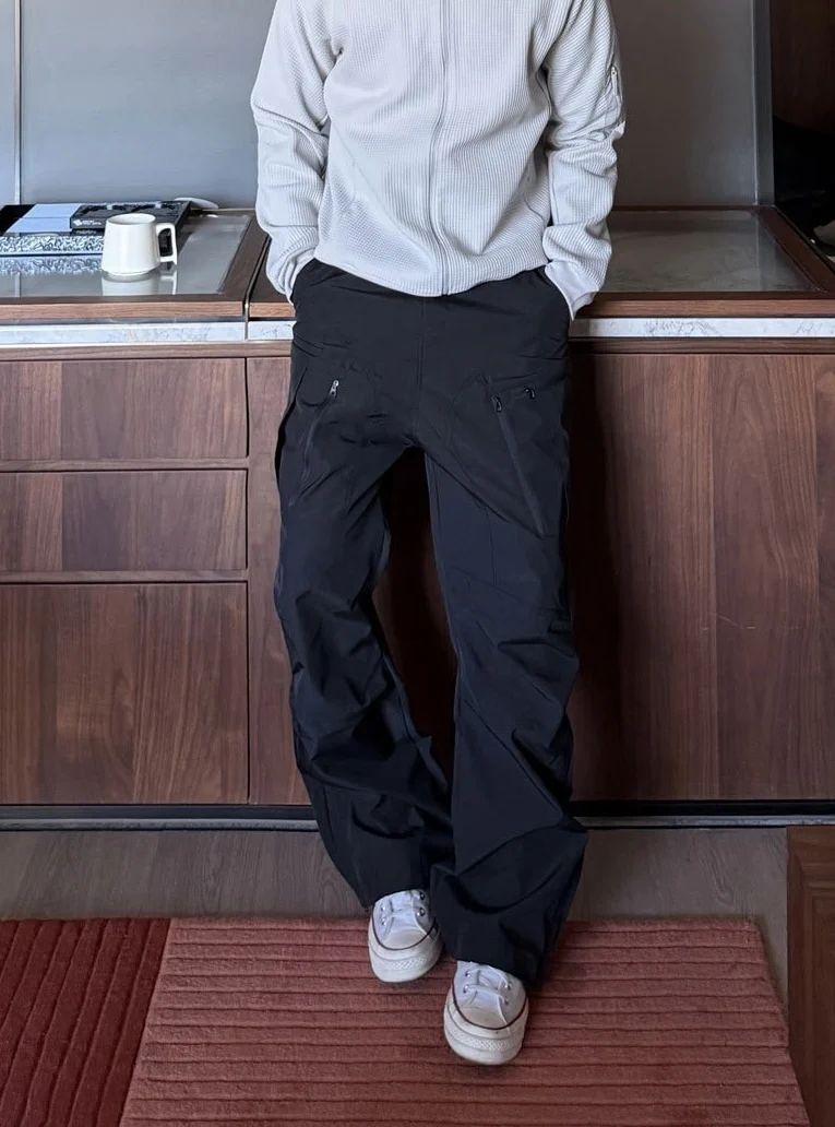 

Уличные демисезонные брюки-карго "Scout" с боковыми молниями, прямые, в американском стиле, для работы и повседневной носки