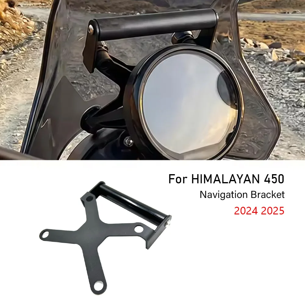 For Himalayan 450 2024 2025 Motorcycle Accessories Phone Holder Stand GPS Navigation Plate Bracket
