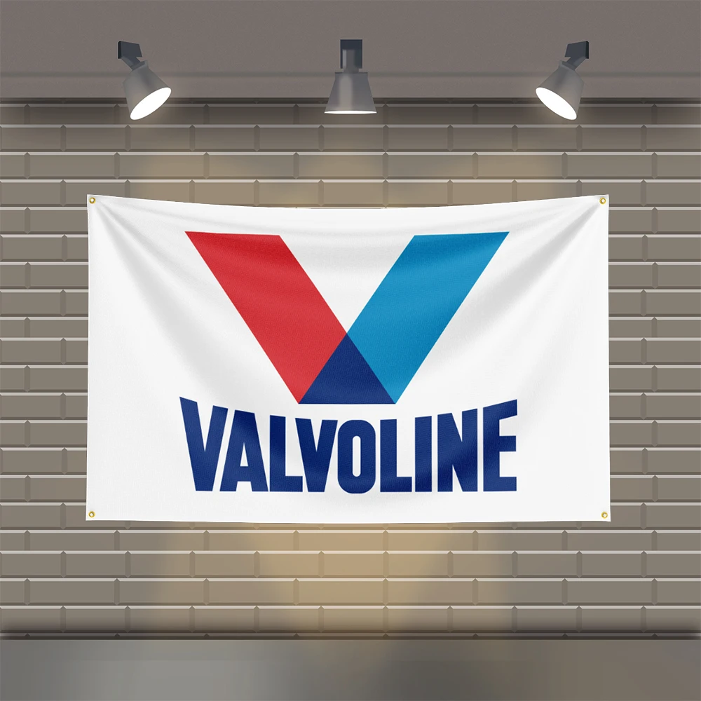 

3x5 Ft V-Valvolines Racing Flag Polyester Printed Cars Flags for Room Garage Decor