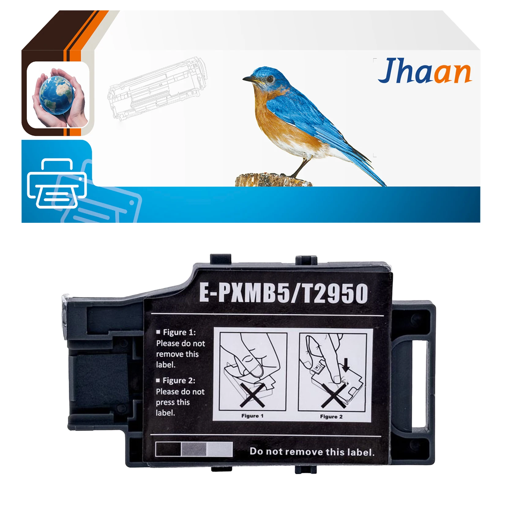 Jhaan T2950 C13T295000 Kompatible Tintenwartungsbox, kompatibel mit WF-100, WF-110, WF-100W – Detail 1