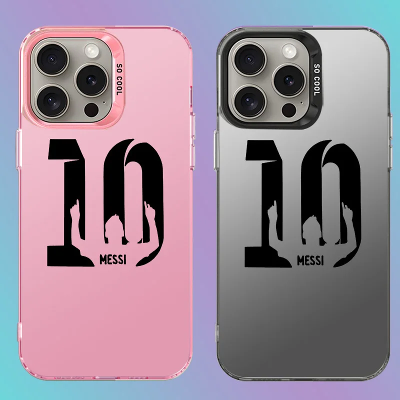 Messi No 10 Case Mobile Phone Shell For IPhone 15 14 13 12 11 Pro Max 7 8 Plus X XR XS Max Shockproof Dustproof Protective Case