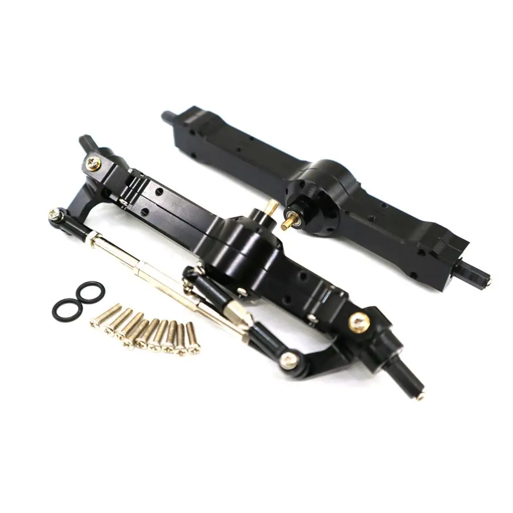 

RCGOFOLLOW Aluminum Alloy Complete Front Rear Axle Protector Rc Front Rear Axle For 1/12 MN D90 MN-99 MN-91 FJ-45