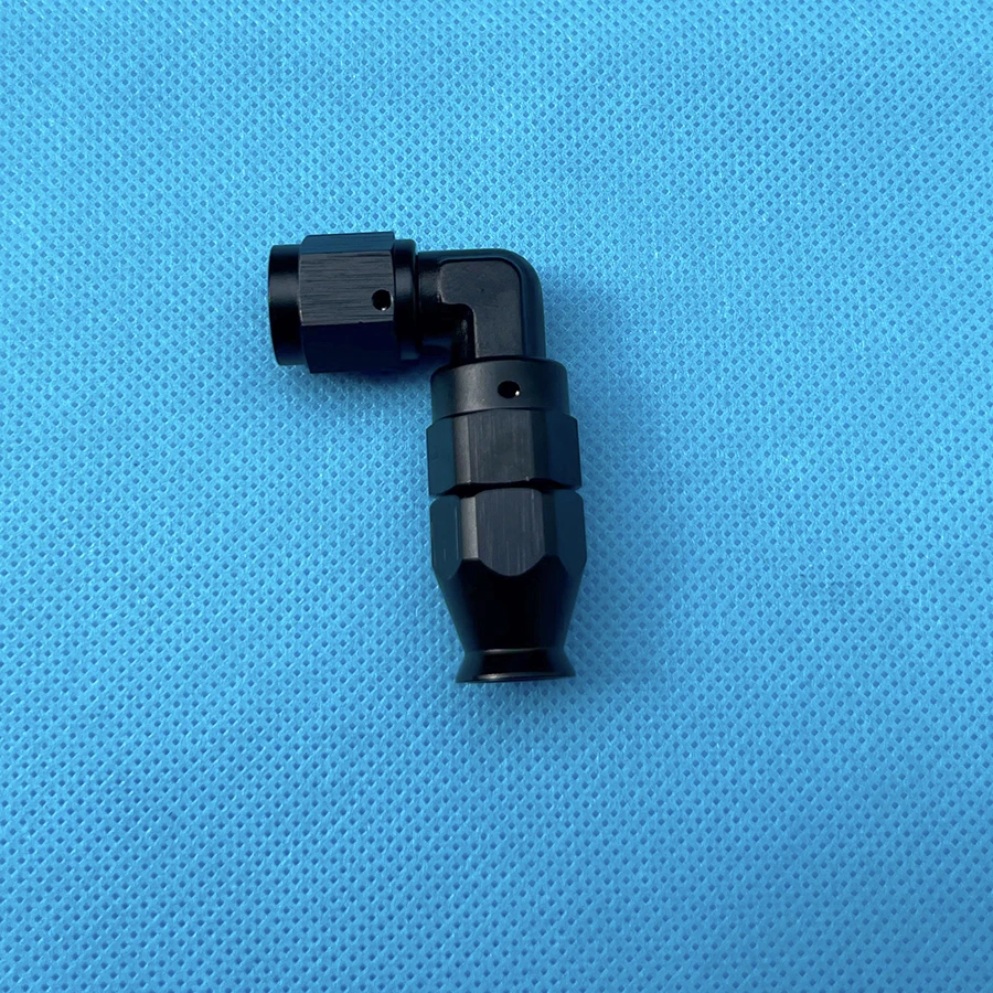 Forged  AN4 (-4AN ) straight /45Degree / 90Degree PTFE Black Hose Fitting