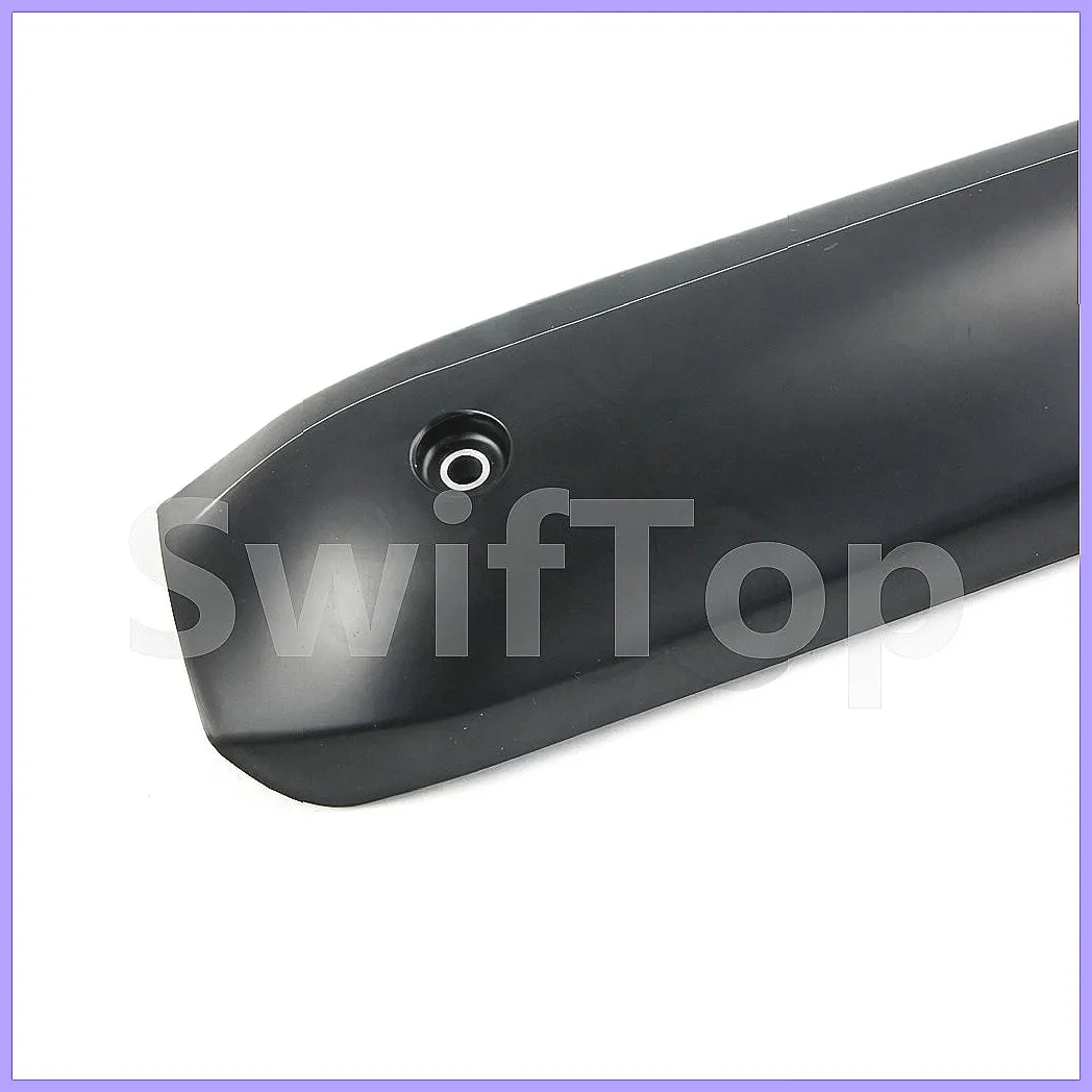 Motorcycle Exhaust Pipe Cover Cowl Protector Black / Silver Fit For YAMAHA Majesty 250 YP250 Majesty250 YP 250 Accessories - view 6