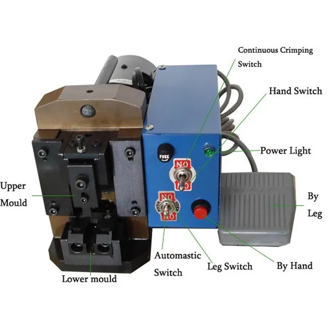 HC-PC small Magic spells Registered Jack rj45 connector cable crimping machine