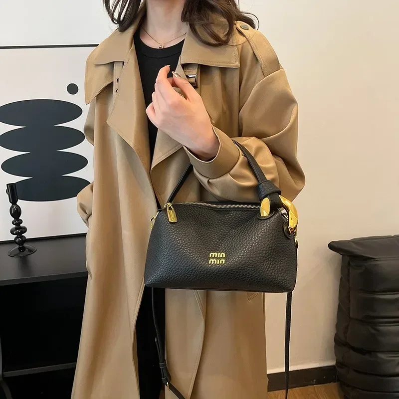 

2025 Luxury Brand Style Ladies Tote Handbag Premium Genuine Leather Spacious Women Work Shopping Essential Bag