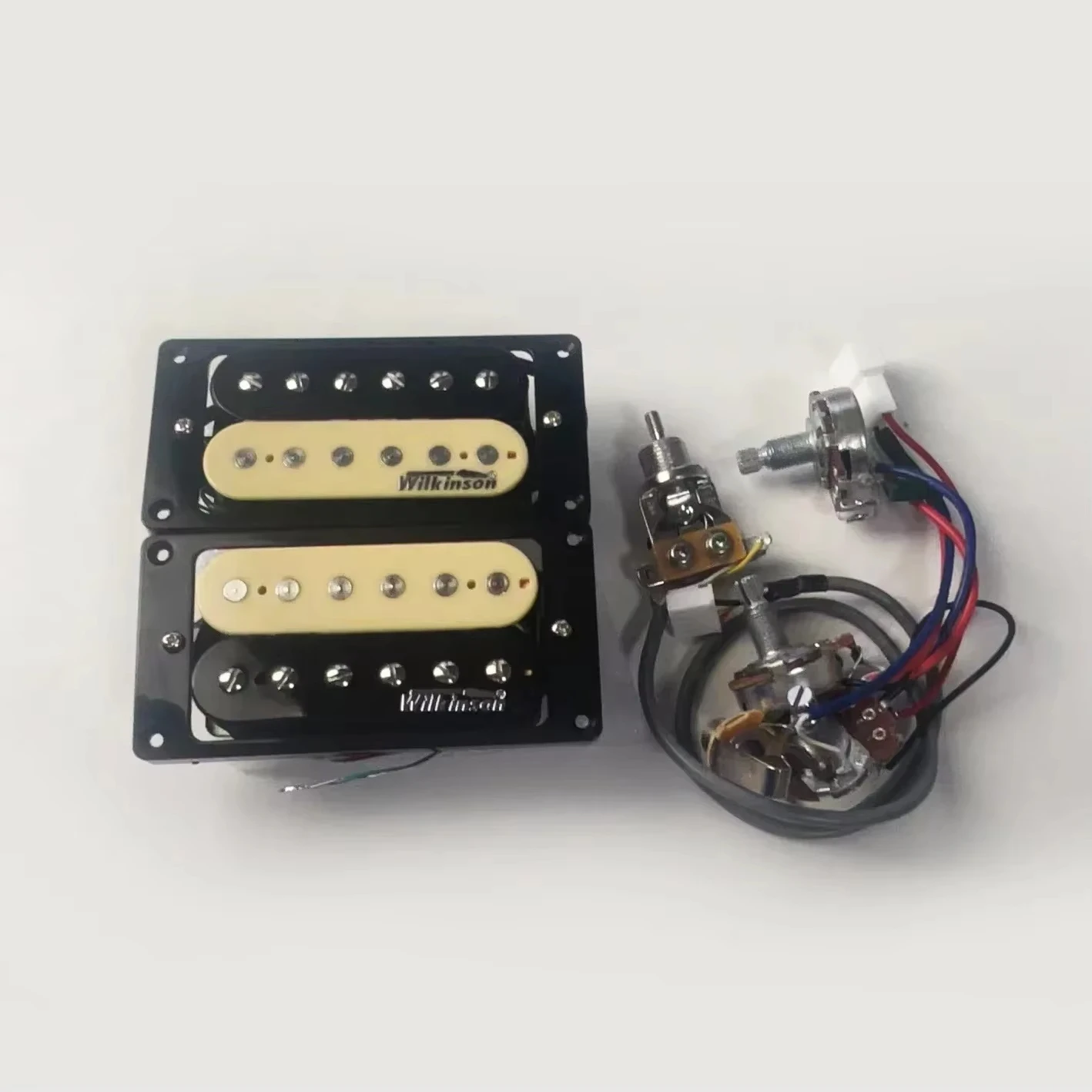 

Популярные товары - Звукосниматели Wilkinson Ainico5 Humbucker для электрогитары, комплект проводки 2V1T, звукосниматель для гитары