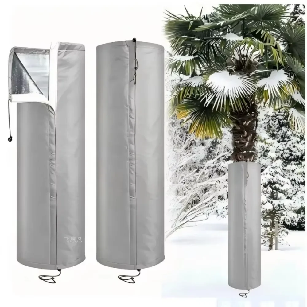 Anti-Frost Tree Bark Cover Winter Cold Freeze 210D Oxford Fabric Tree Trunk Protection Sleeve Triple Layer Thermal Insulation