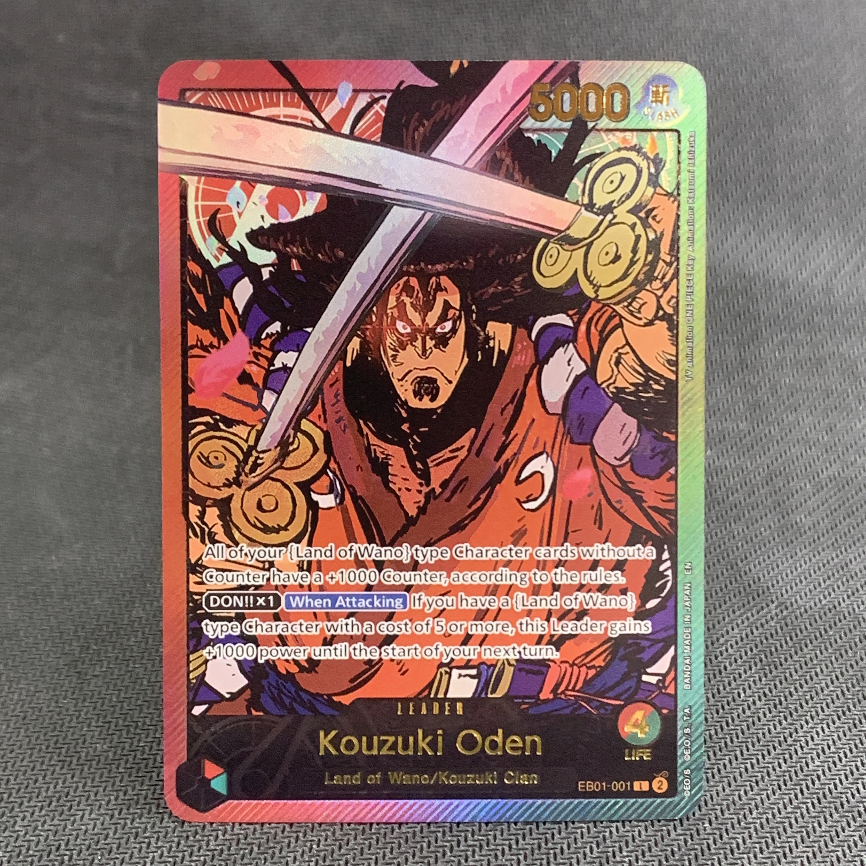 DIY 30 Modeli Kart Anime One Piece OPCG Angielski Luffy（EB) King Bonney Betty Uta Kolekcja Kart Refrakcyjny Kolor Flash Klasyczny