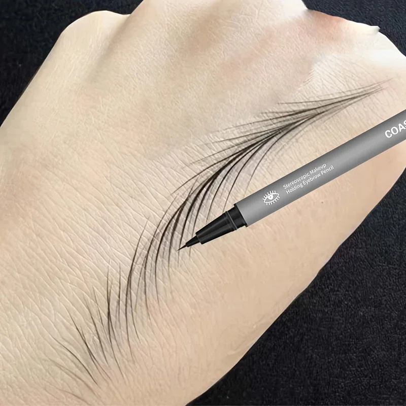 3D Soft Water Eyebrow Pencil - Waterproof, Smudge-Proof, Natural Hair-Like Strokes, Long-Lasting, Easy to Apply, Fine Tip,