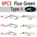 6pcs Green A