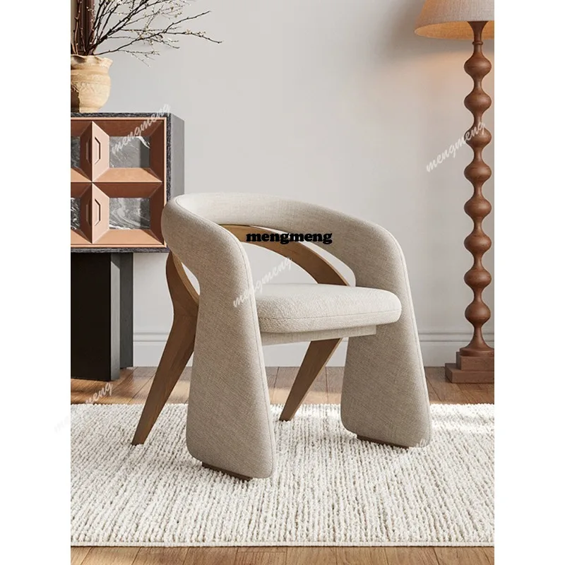 Single leisure chair designer solid wood sofa chair tea room tea master chair