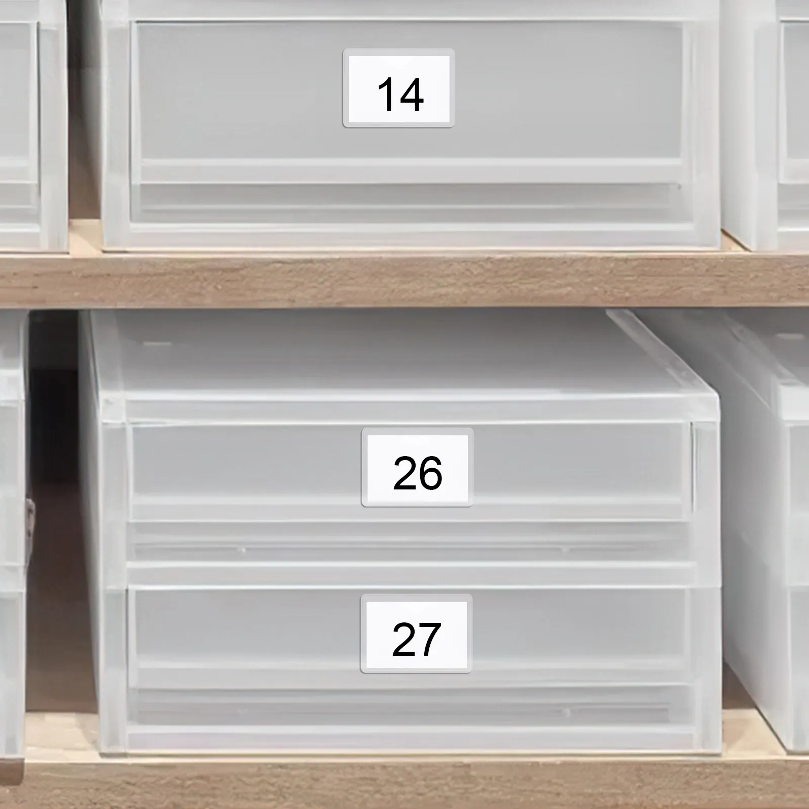 

50 шт. самоклеящихся карманов для индексных карточек, прозрачные держатели для этикеток для организации хранения на складе и в офисе, клейкие карманы для этикеток