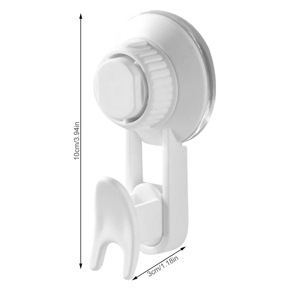 2Pcs Adjustable Hooks Bathroom Vacuum Suction Cup Hanger Clothes Towel Hanging Holder  Thin