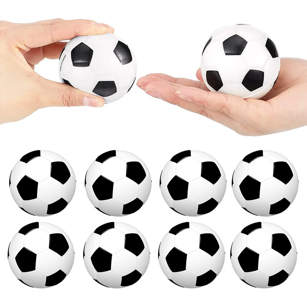 4/8/16pcs Mini Sponge Soccer Toys Kids Soccer Football Theme Birthday Party Decoration Supplies Boys Favor Gifts