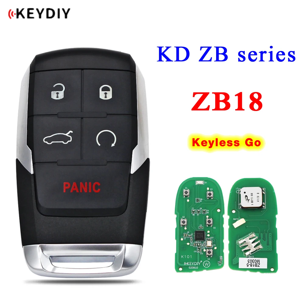 

KEYDIY ZB Series универсальный дистанционный ключ KD Smart Key ZB18 для Φ Автомобильный ключ подходит для более чем 2000 моделей