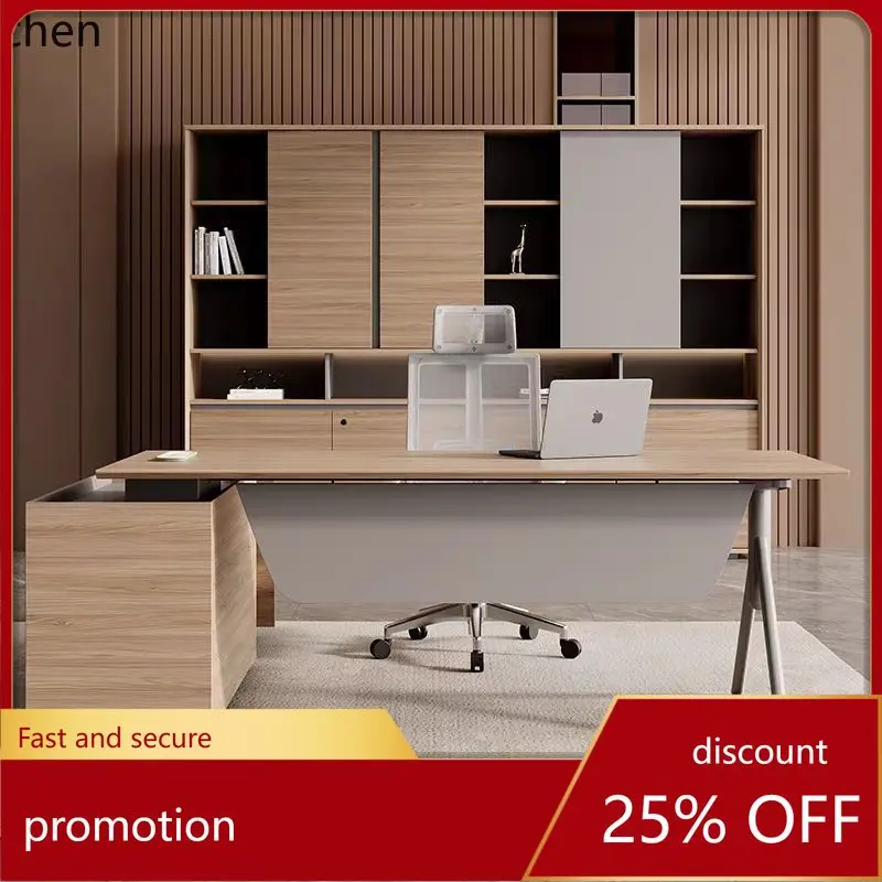 CZ – bureau de gestionnaire moderne et Simple, ensemble de bureau et de chaises simples, mobilier de bureau à la mode