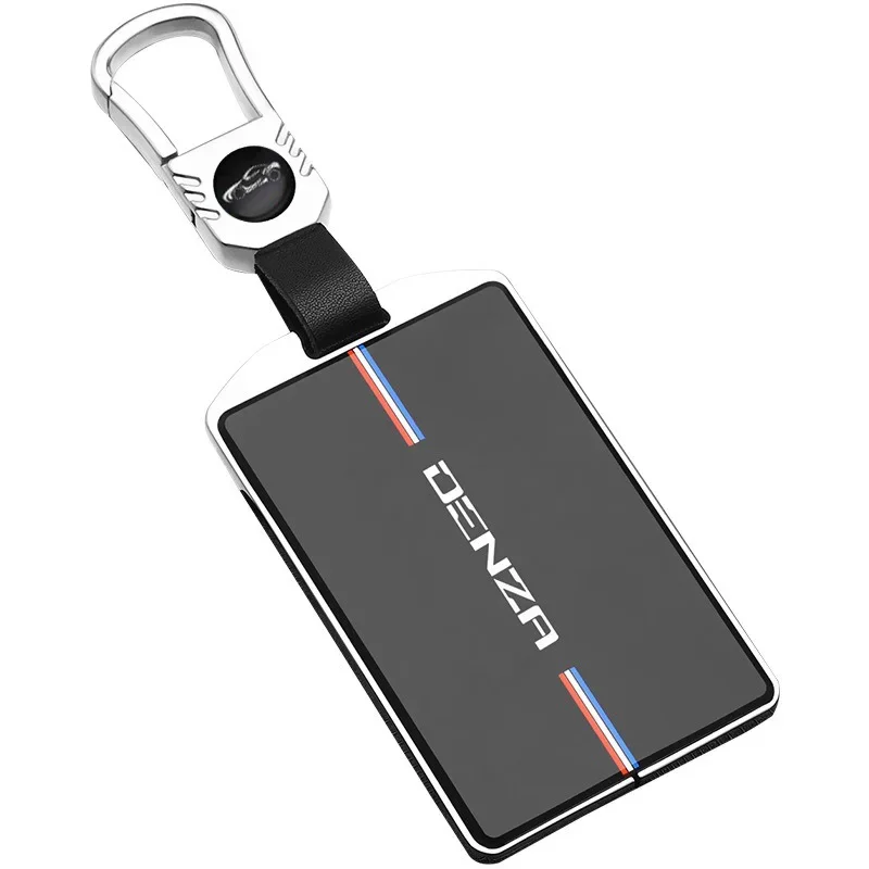 Zinc Alloy Car Key Case for Denza D9 N7 N8 X 2023 2024 2025 NFC Card  Remote Cover Shell Keychain Housing Holder Fob Accessories