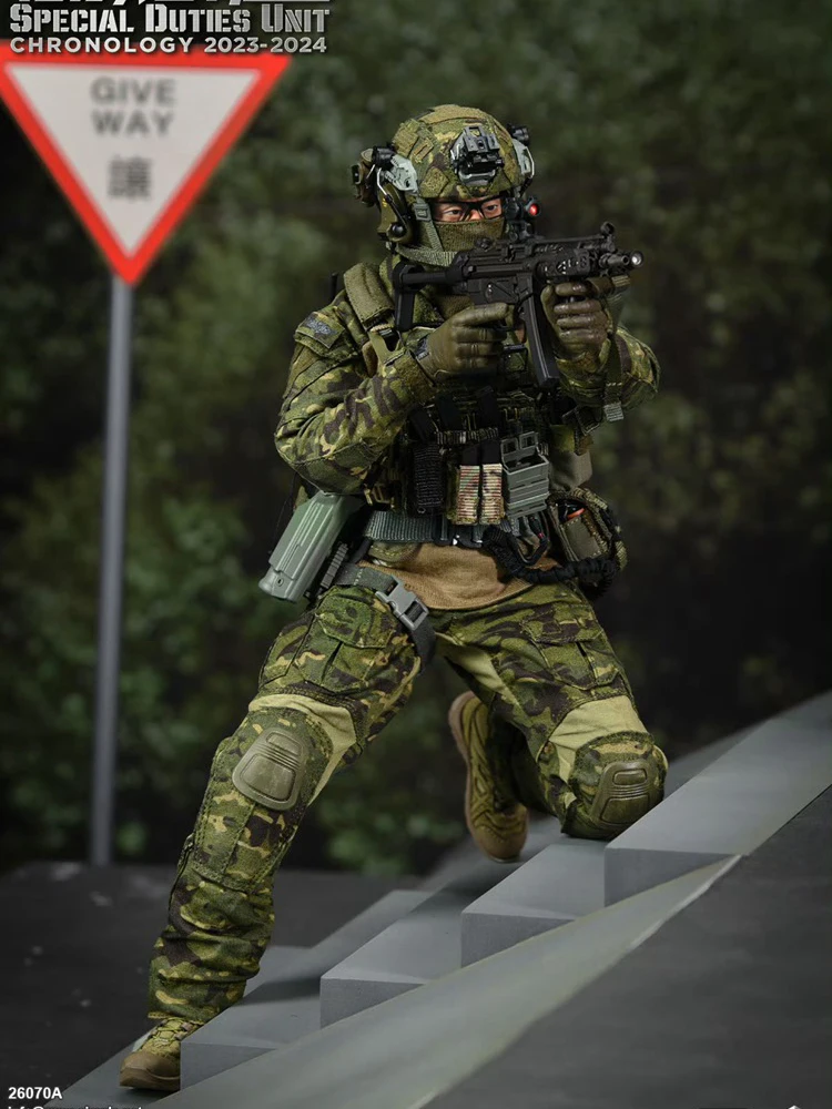وحدة واجبات خاصة سهلة وبسيطة ES 26070A 1/6 قماش مموه شخصية عسكرية كرونولوجيا 2023-2024 تذكارية 12 بوصة جندي #6