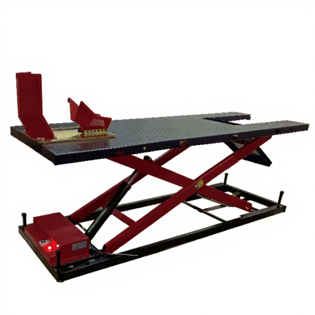 Steel Hydraulic Electric Lift Table For Motorcycle For Repair And Maintenance Workbench Jack Stand Repair Tools