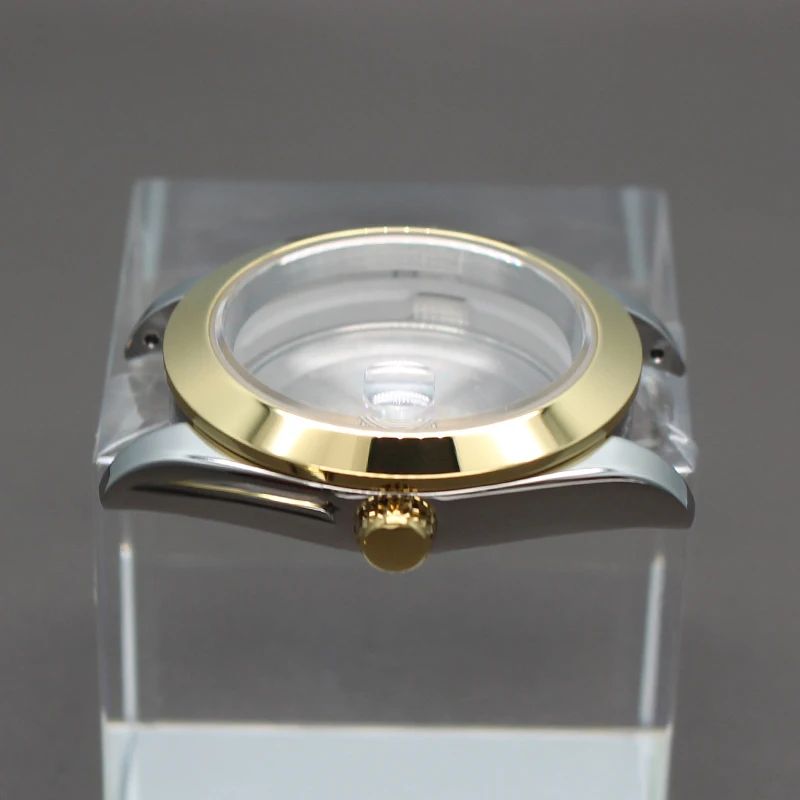 36mm 40mm Gold Case Men'S Watch Parts Sapphire Crystal High Quality For Air King Nh35 Nh36 Nh38 Miyota 8215 Movement 28.5mm Dial