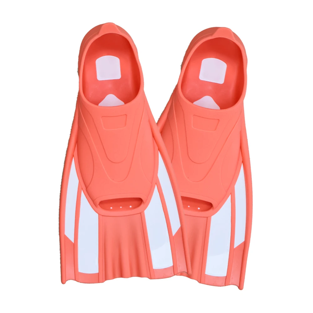 Volle Fuß Tasche Flossen Silikon Schwimmen Schnallen Schnorcheln Tauchen Flossen Training Kurze Runde Schwimmen Schuh Reise Größe Erwachsene – Detail 9
