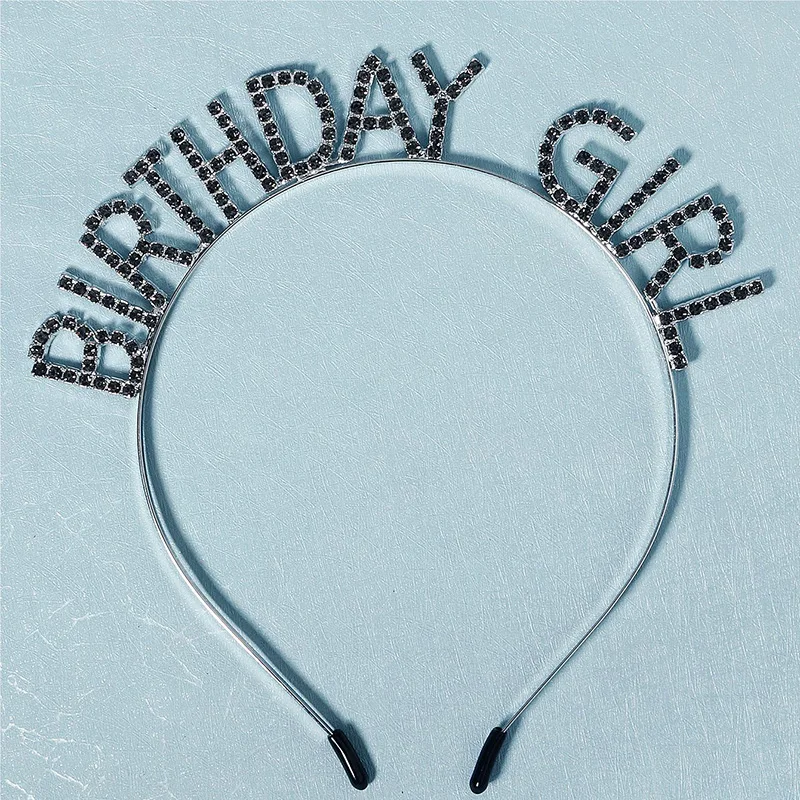 Braut Strass Alphabet Haar Hochzeit Fiesta Kopfschmuck für Frauen niedlichen Kinder Haarschmuck Haarschmuck Geburtstags geschenk – Detail 6