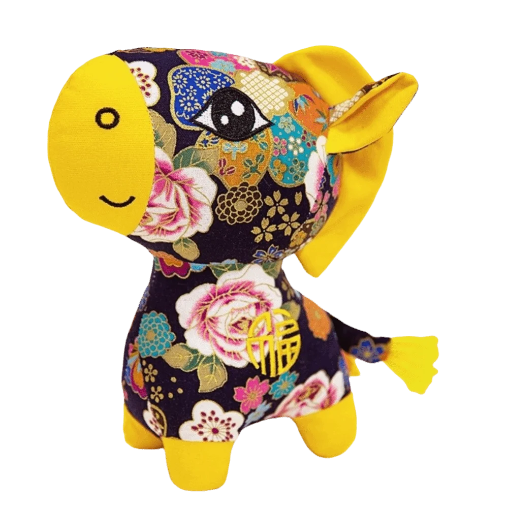 

Талисман лошади в китайском стиле, мягкая игрушка из полипропилена, хлопок, мягкая плюшевая игрушка в виде лошади, пушистая мультяшная плюшевая кукла китайской лошади