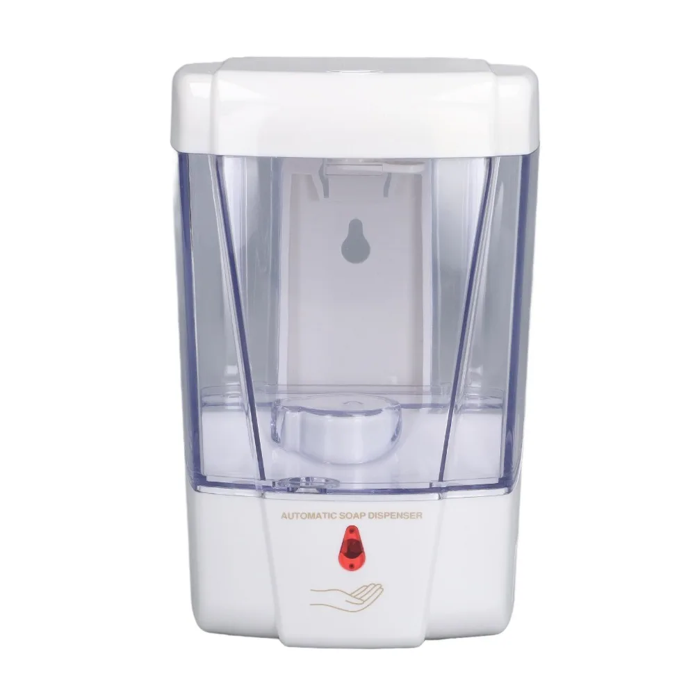 

ABS Engineering Plastic Automatic Soap Dispenser Touchless Wall Mounted Liquid Soap Container 700ml Capacity White