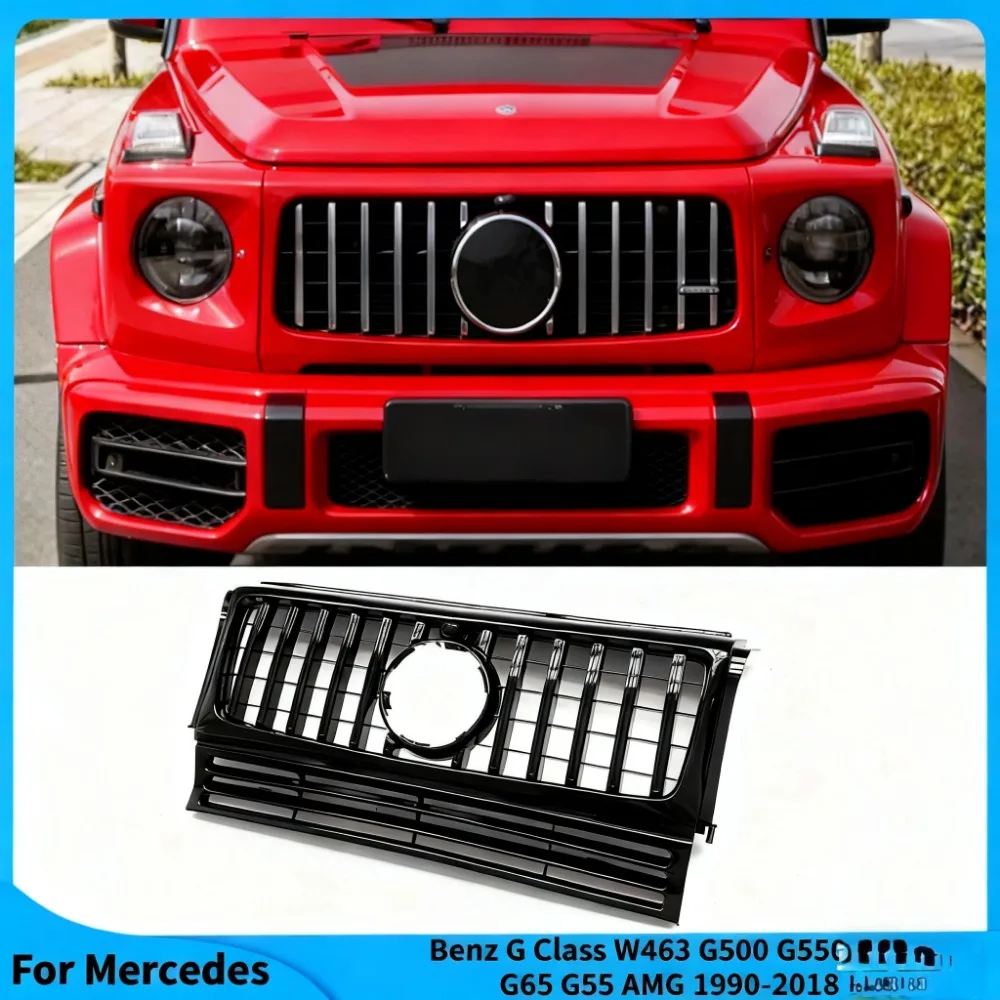 

GT R Style For Mercedes Benz G Class W463 G500 G550 G63 G65 G55 AMG 1990-2018 Front Inlet Grille Bumper Grill Tuning Accessories