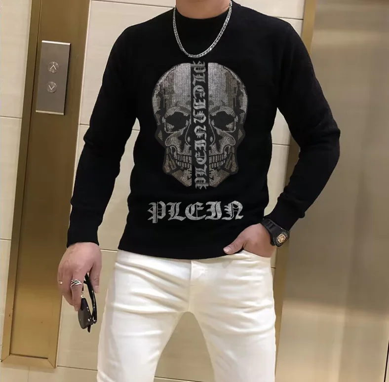 

Lovely Hot drill bear Sweater Cartoon Bear winter Oversized 3XL male Top quality