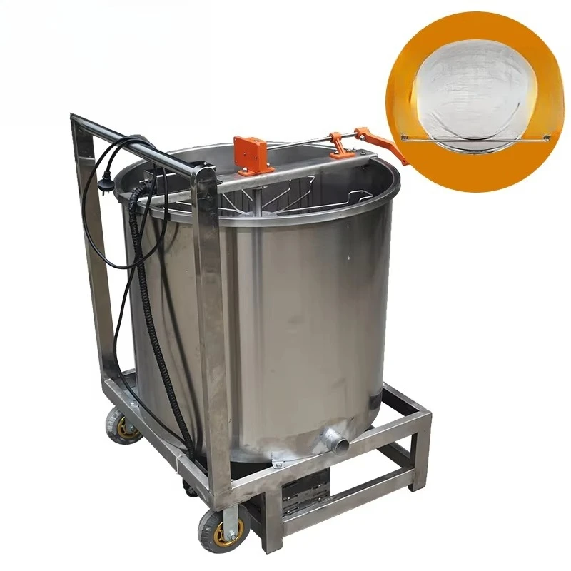 Stainless Steel Automatic Electric Bee Extractor Class A Radial Beekeeping Equipment for Beekeepers