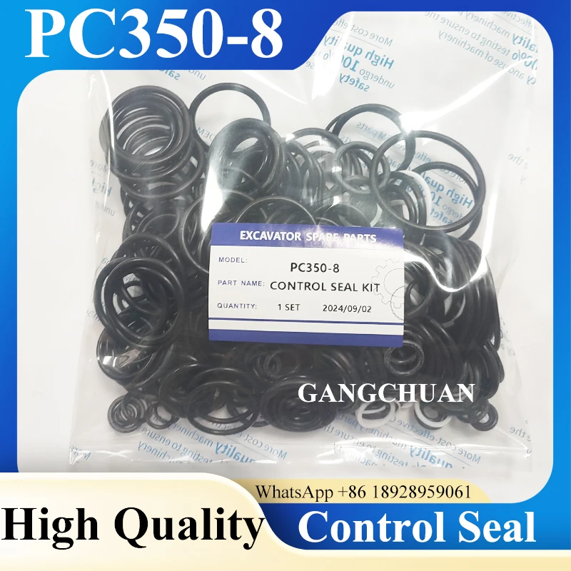 PC300 Control Valve Seal Kit for Komatsu PC300-8 PC350-8 Excavator Hydraulic Cylinder Seal Kit