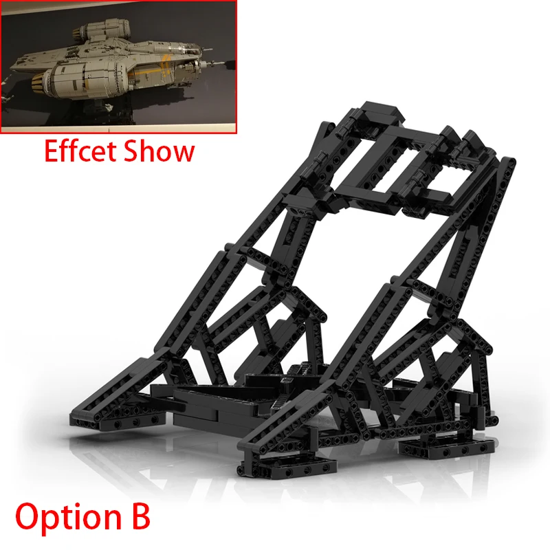 Creative Spaceship Display Stand for Building Blocks Model