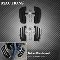 Motorcycle Driver Floorboards Front Foot Pegs Aluminum Rider Footrest Footboard For Indian Scout Sixty 2015-2023 Bobber 18-2023