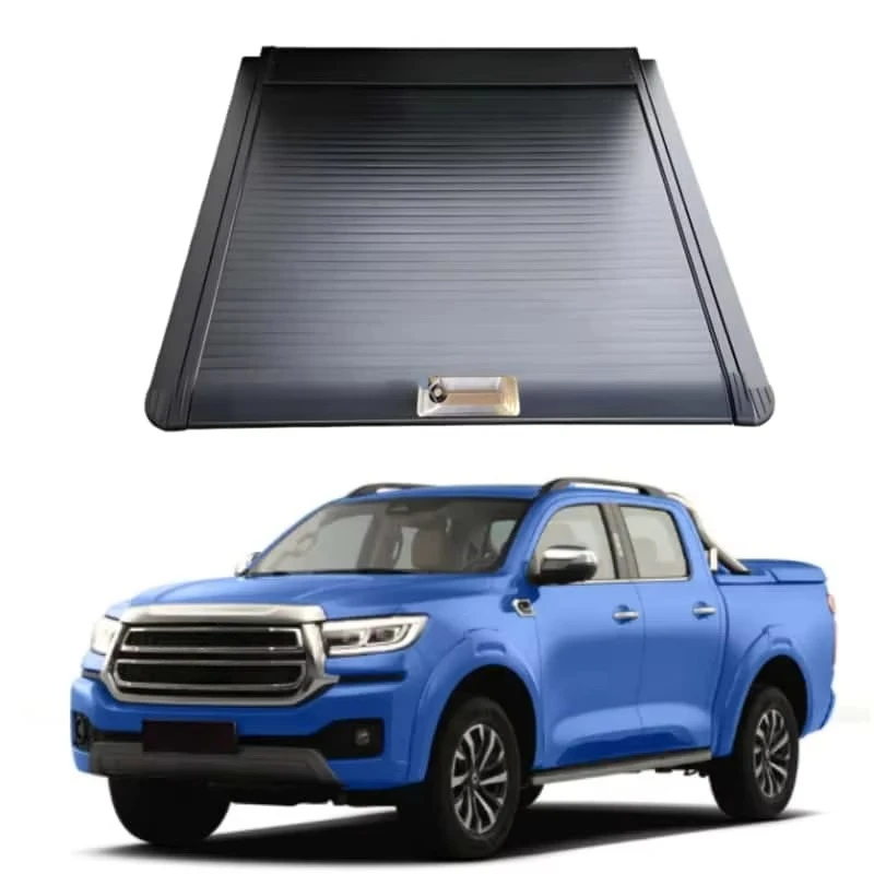 

Aluminum Alloy Manual Tonneau Cover for NP200 Navara for Vigo D-Max Raptor F150 for Amarok-Roll-Up Waterproof