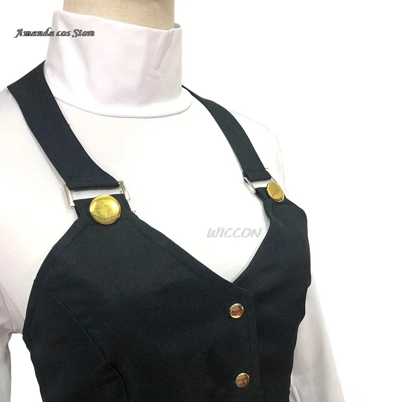 Juego Anime P5/persona 5 conjunto de disfraz de Cosplay reina Makoto Niijima conjunto de Cosplay Top + chaleco + falda + peluca Halloween Harujuku ropa peluca