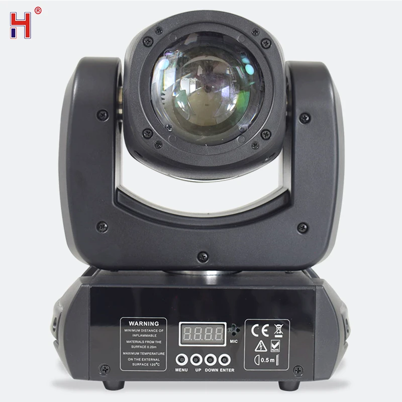 HongYi Moving Head 100W Lyre Beam Stage Sound Activated Light With 8 Color 8Gobo Led Spot Dmx 512  For DJ Disco Equipment  Party