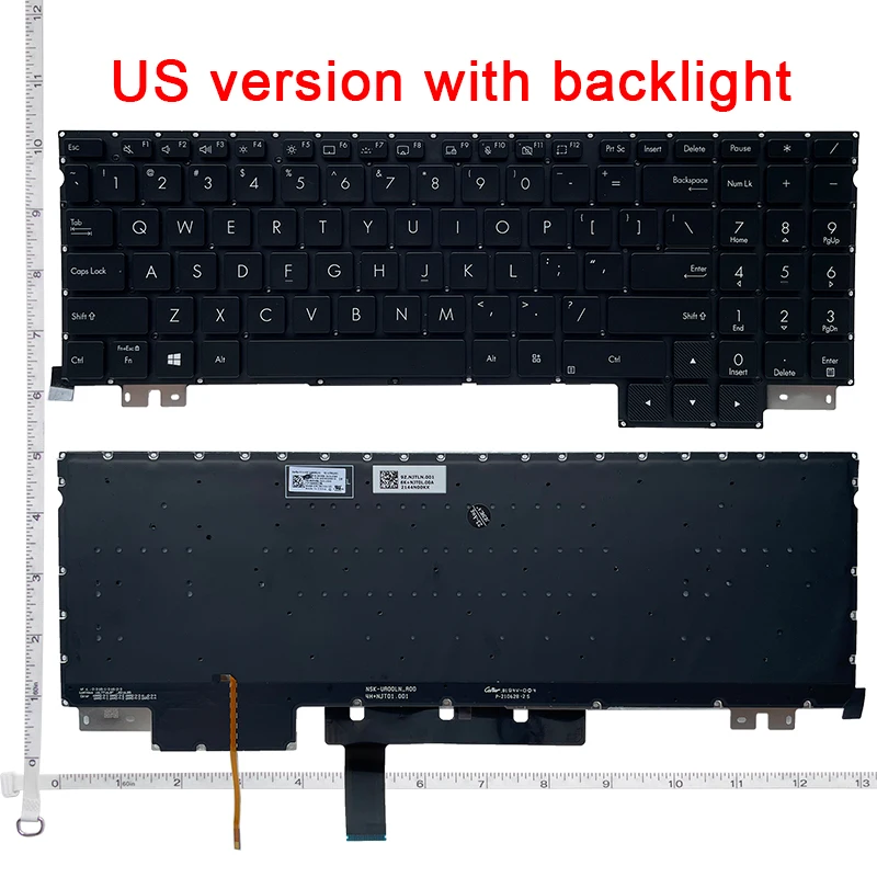 

100%New US Keyboard For Asus ProArt Studiobook 16 H5600 W5600 H7600 W7600 H5600Q H7600Z W7600H UX7602Z Laptop keyboard Backlit