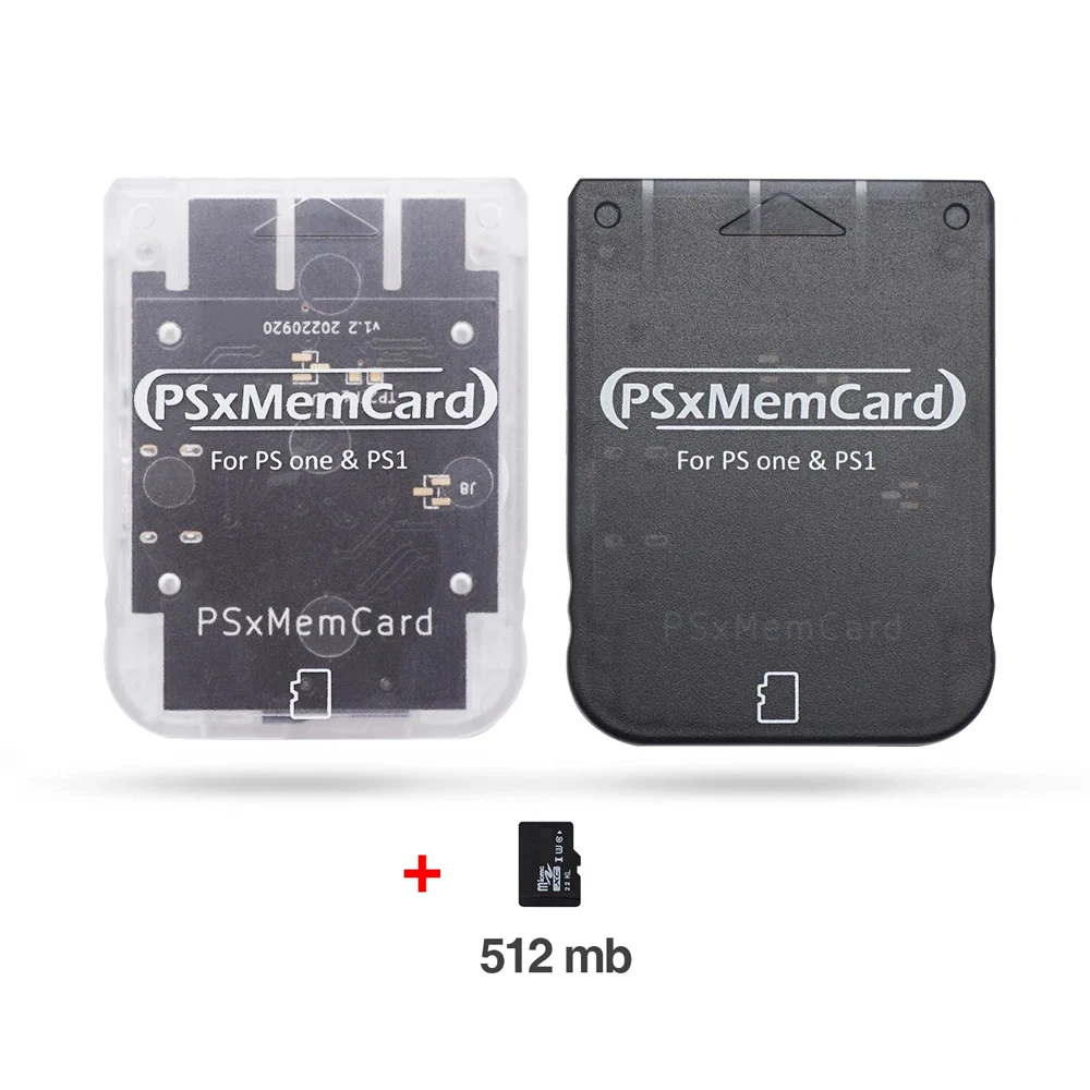 PSXMeMCard PSX Memory Card Save Data Game Card for PlayStation PS1 PS One Game Console Support MicroSD Card