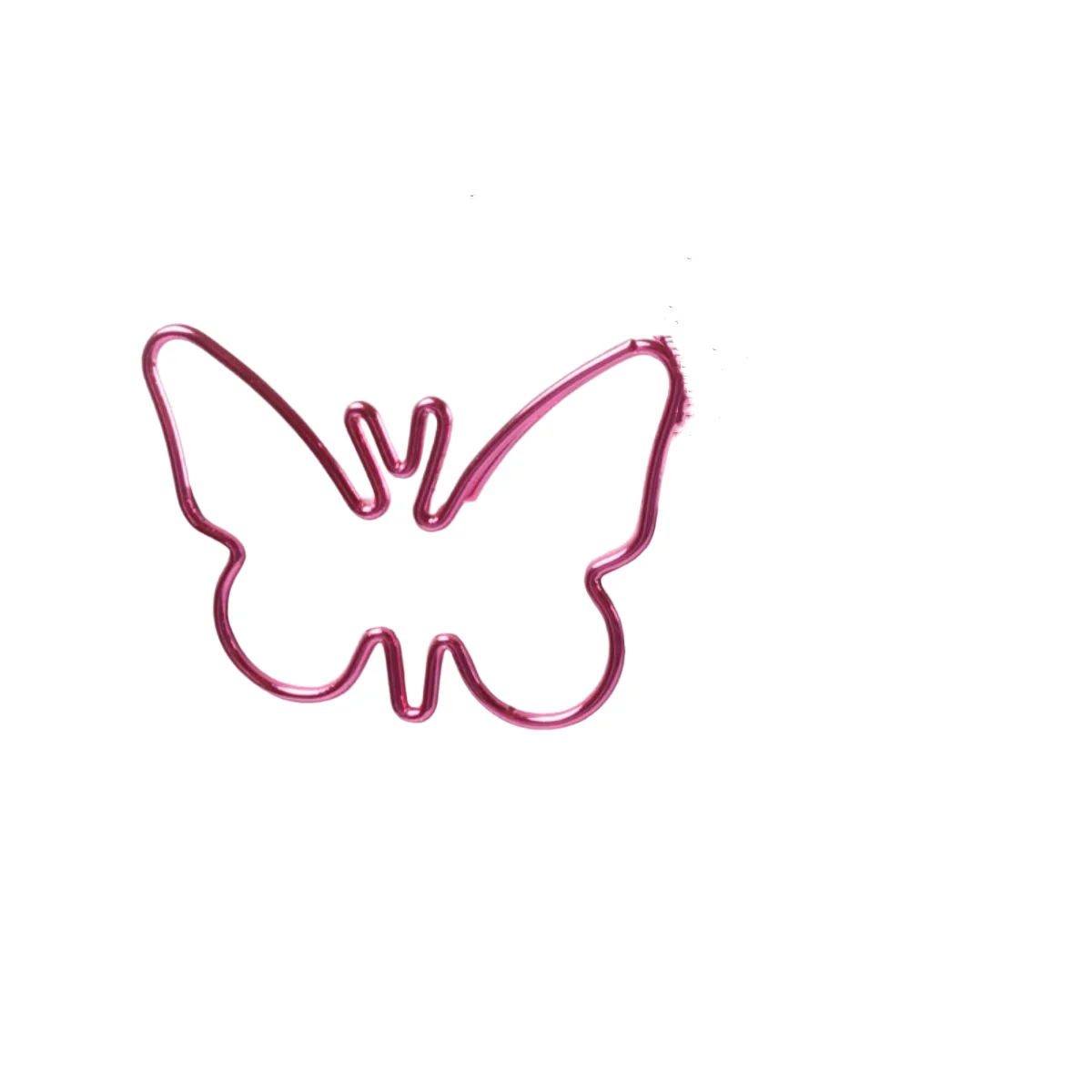 Pink Butterfly Clip Papelaria, Escola Suprimentos Presente