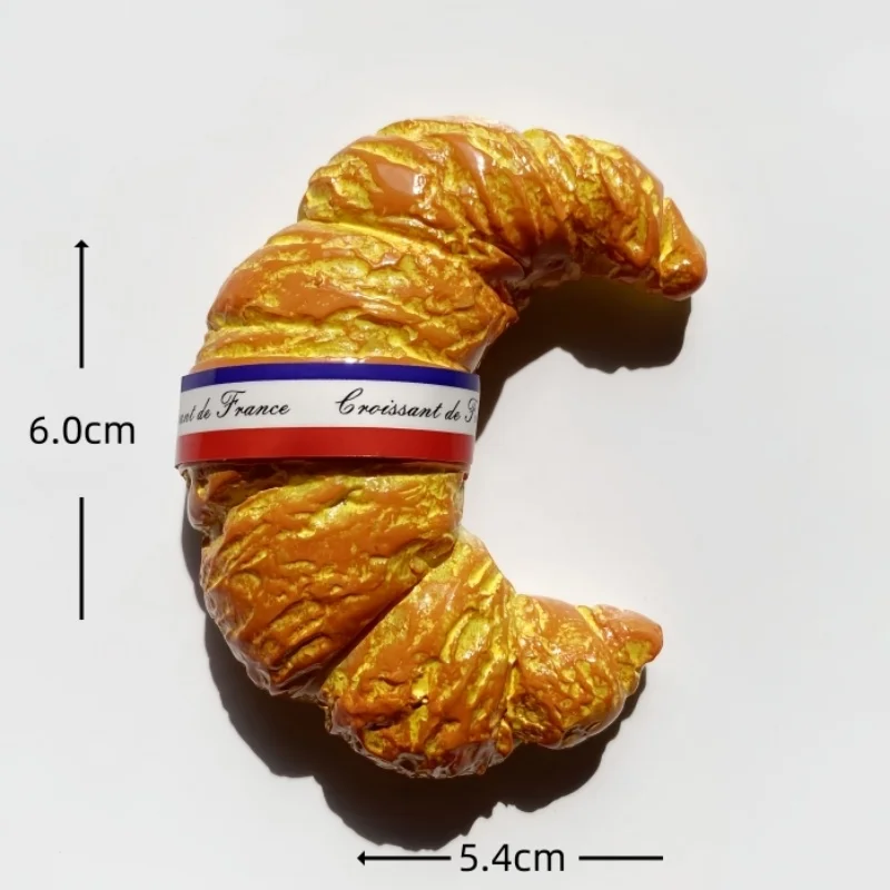 France, travel souvenirs, 3D creativity,Baguette, croissants