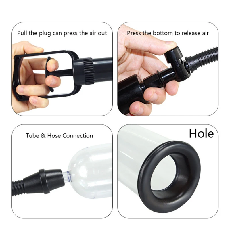 Manual penis pump sex toys for men penis enlargement vacuum pump for penis enhancement male masturbator adult penis extender too