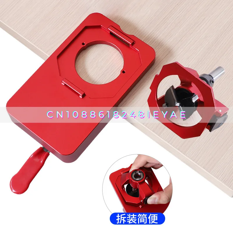 Hinge Punching Positioner, Door Panel Hinge Drilling Positioning Woodworking Hole Opener