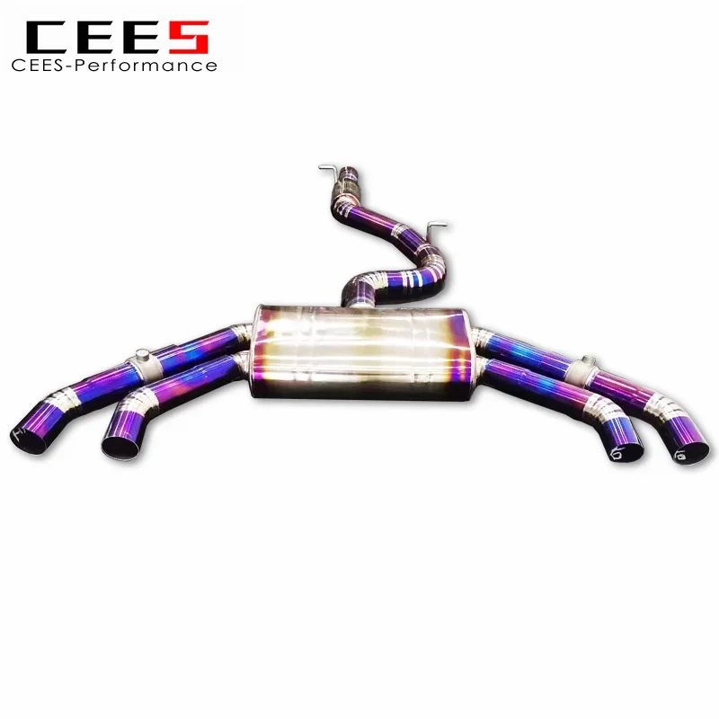 CEES Catback Exhaust For VW golf R/R20 2.0T 2015-2019Titanium alloy Exhaust System