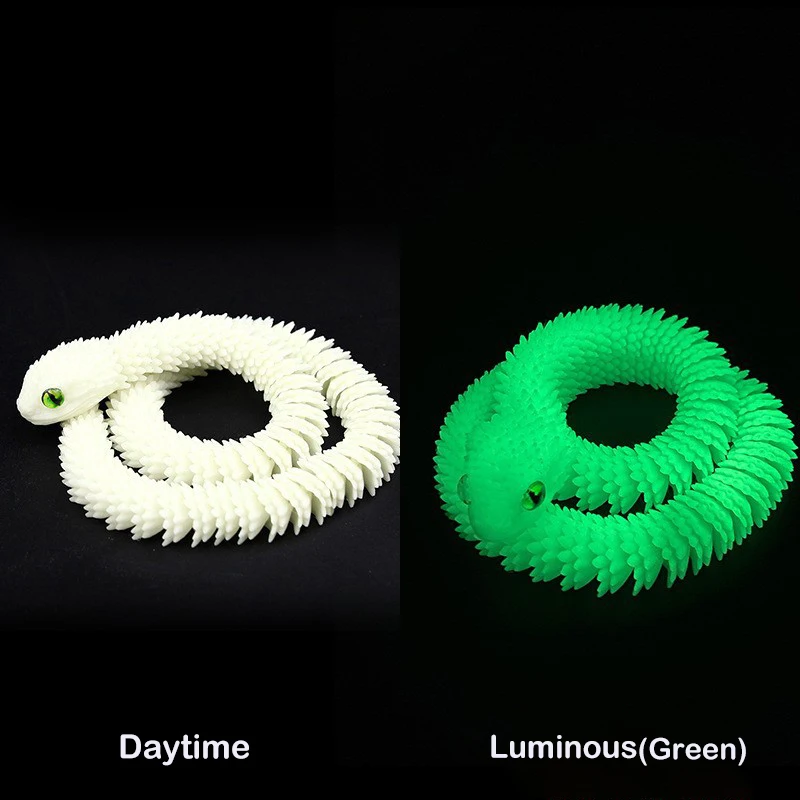 Articulated Snake Decor Figurine Model